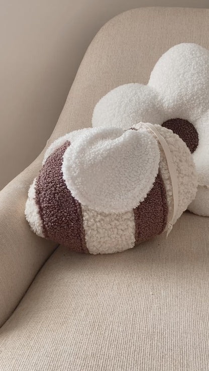 Bumble Bee Cushion with Flower Cushion on Nursery Chair